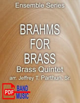 Brahms for Brass Quintet Brass Quintet P.O.D. cover